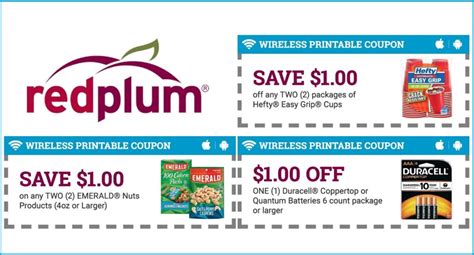 redplum printable coupons.